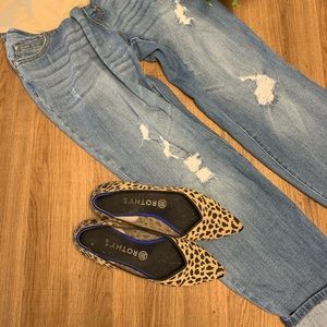 Motherhood Maternity boyfriend cuff jeans